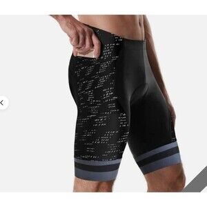 Nice Win Cycling Shorts Anti-Slip Leg 4D Padded Bike Size Small Black  Gray